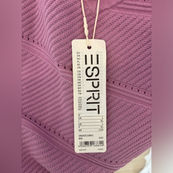 EDC Esprit Purple Crop Top - Picture 2 of 4